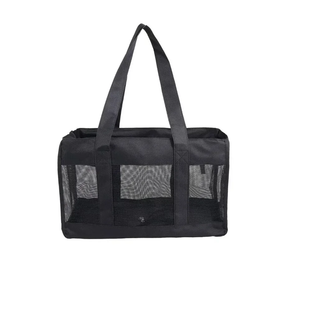Top Paw Soft Sided Pet Tote, Black
